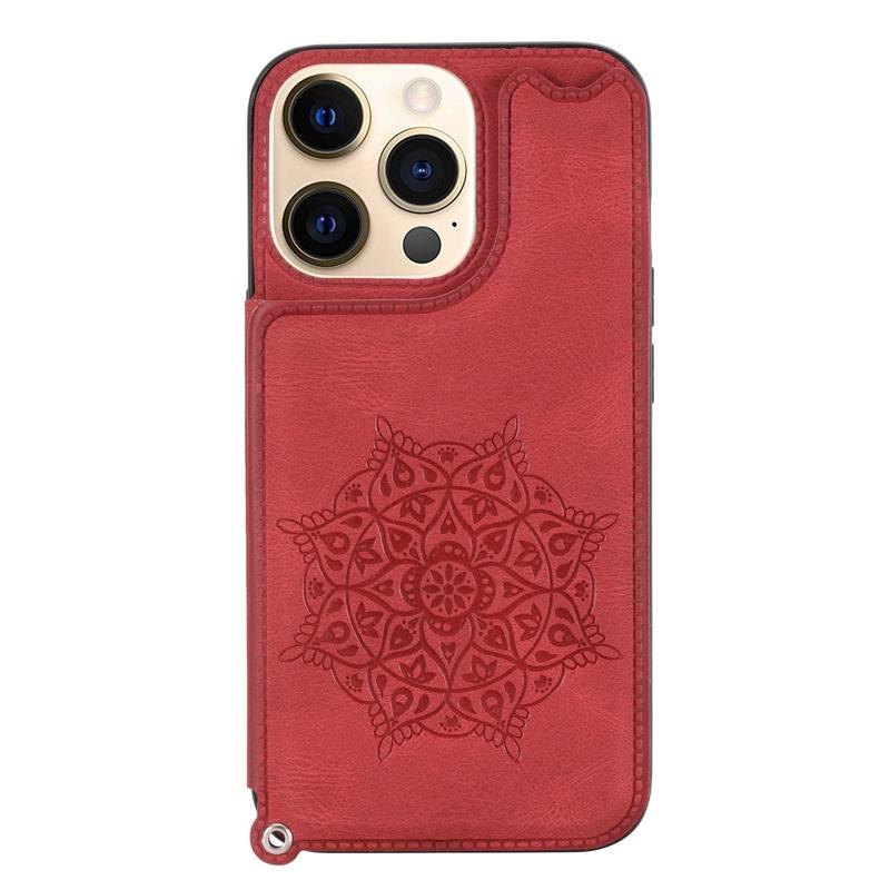 Ốp điện thoại TPU dẻo mặt lưng da có ngăn đựng thẻ cho iPhone 13 Mini 13 Pro Max