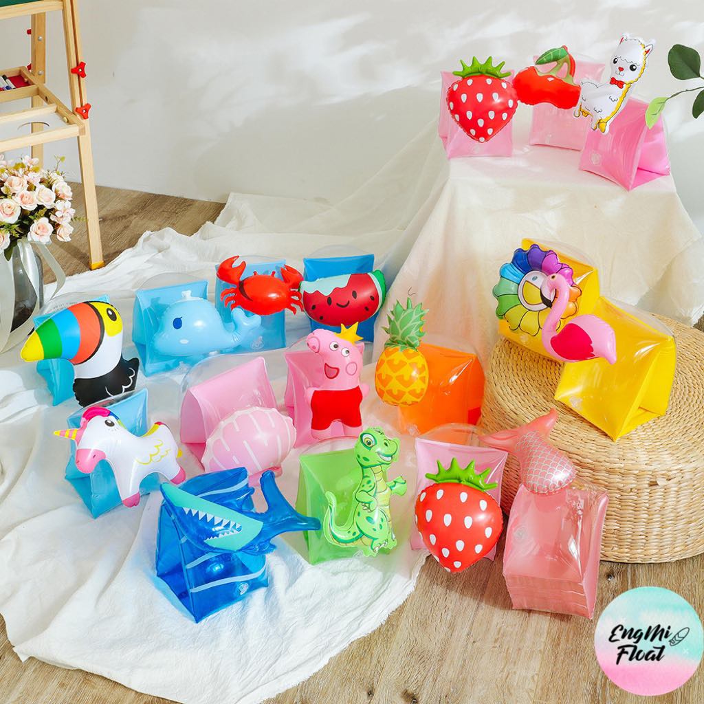 Phao Đeo Tay Tập Bơi Cho Bé, Phao Đeo Tay Hình Ngộ Nghĩnh Mẫu Mới Cho Bé