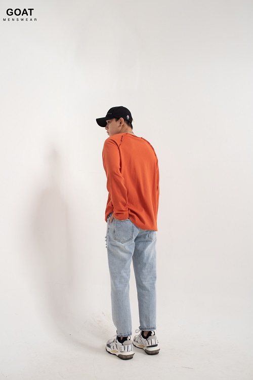Áo Thun Tay Dài Form Rộng Áo Thun Sweater Nam GOAT MENSWEAR