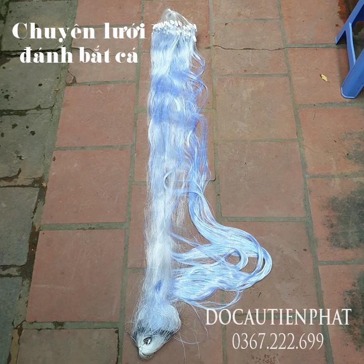 Lưới đánh cá ba màn sơi thái mắt 8cm cao 1m2 dài 70m