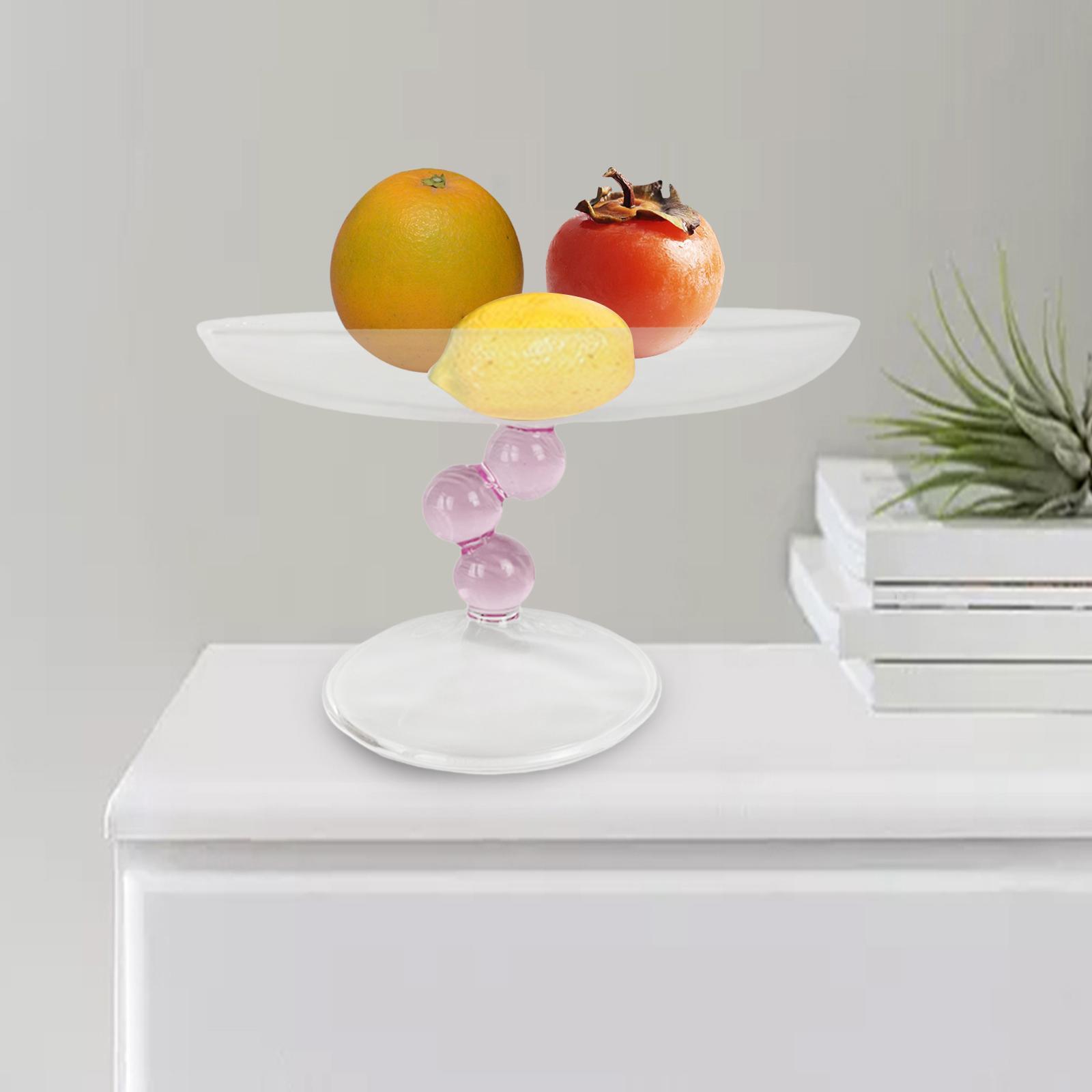 INS Style Glass Tray Jewelry Organizer Accessories for Room Gifts Desktop Decoration