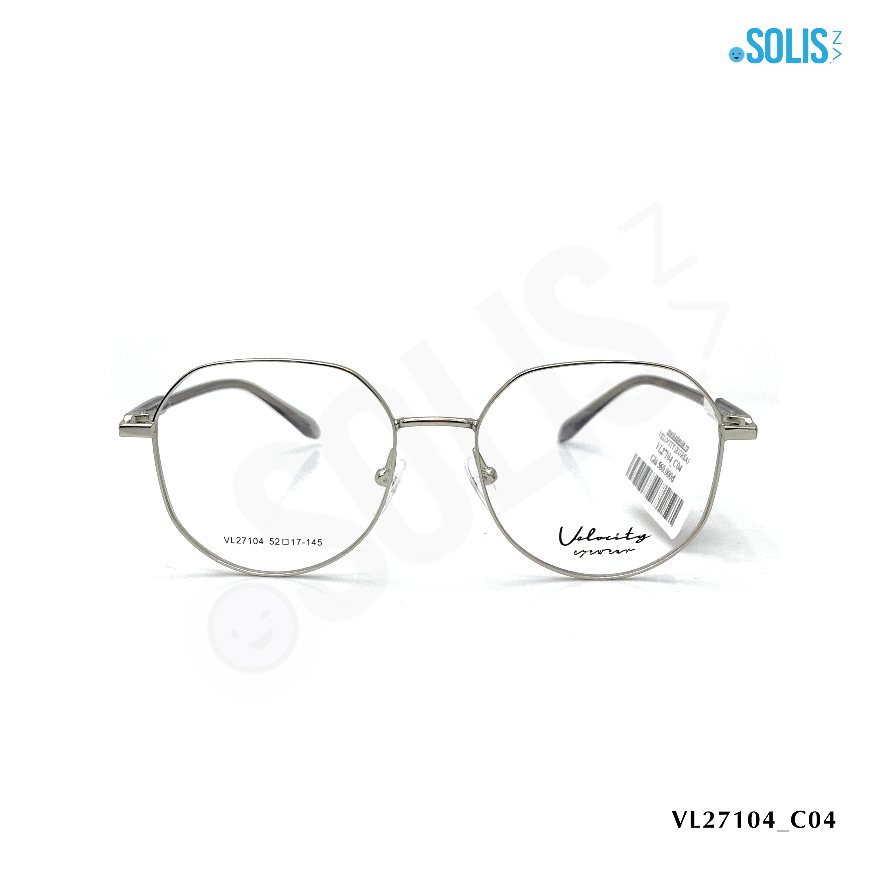 Gọng kính kim loại hiệu Velocity VL27104 - KÍNH KIM LOẠI HIỆU VELOCITY VL27104 KÍNH THƯỚC 52-17-145