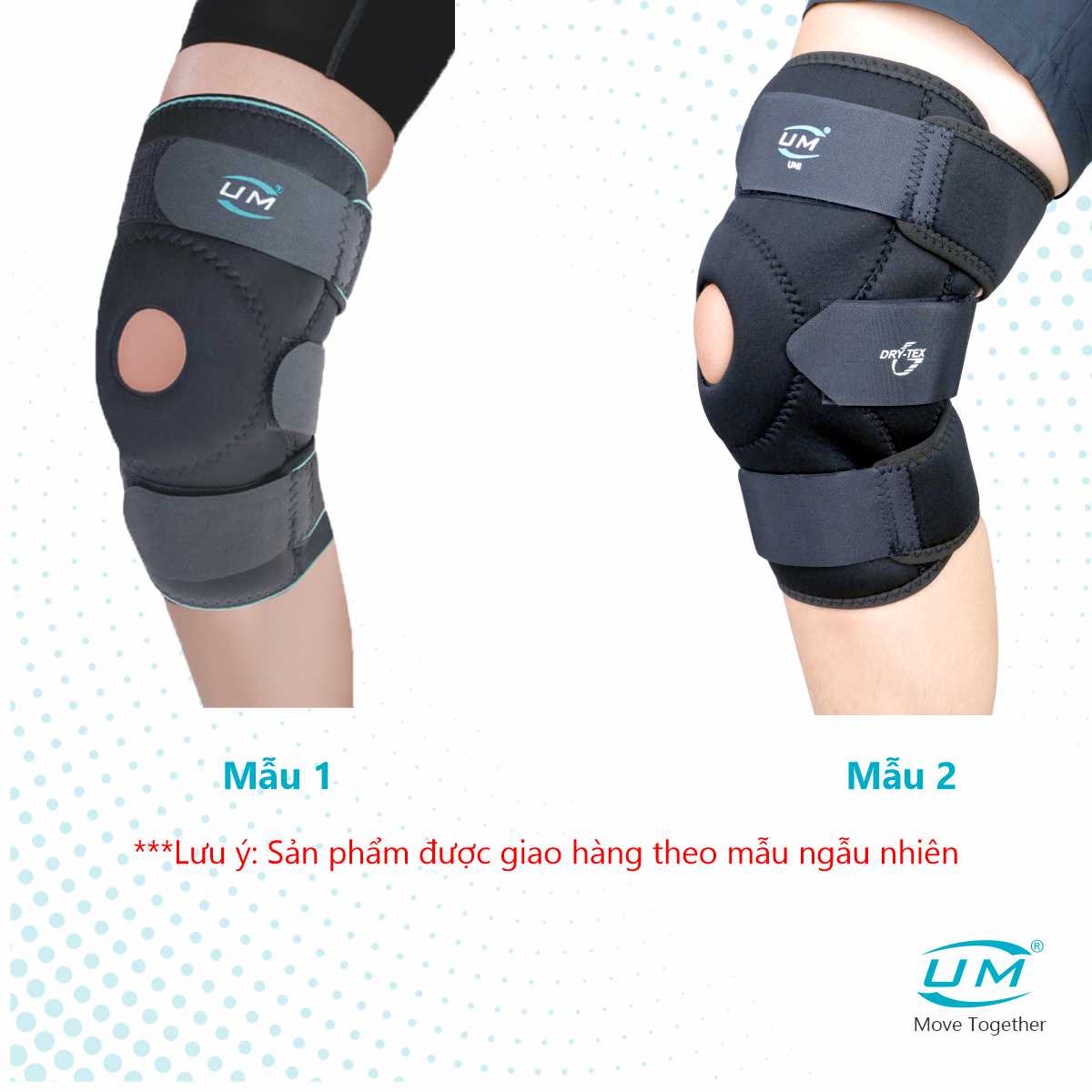 Bó gối đai dán có nẹp drytex United Medicare (F06)