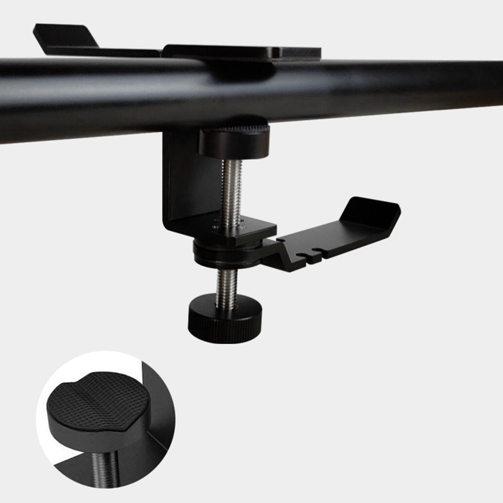 HEADPHONE STAND HANGER HOOK UNDER DESK HEADSET MOUNT HOLDER W/ PAD