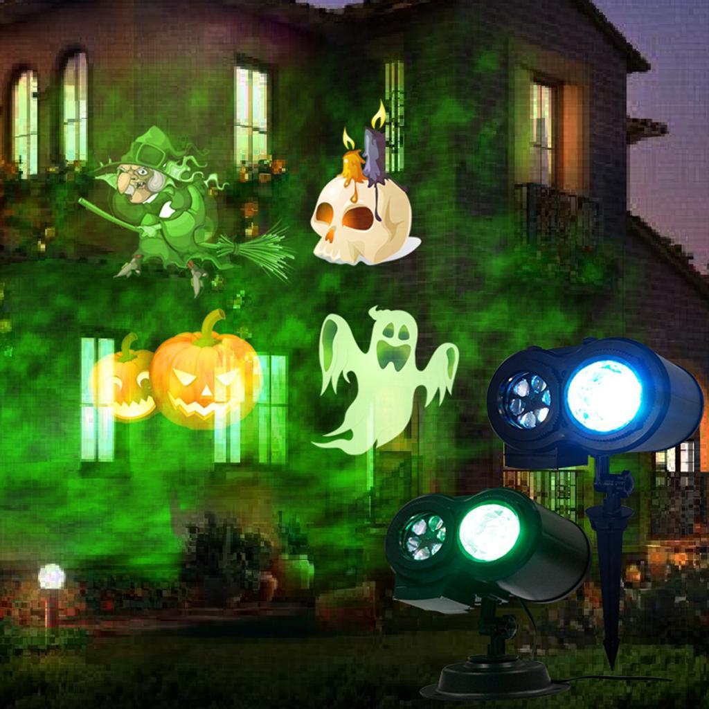 Christmas Projector Light LED Moving Outdoor Indoor Landscape Stage RGBW Lamp
