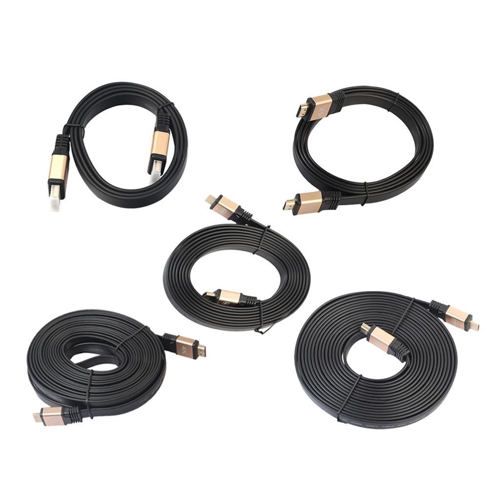 HDMI 2.0 Cable High Speed Gold Plated HMI to HDMI Cord for HDTV PS4 Projector 1m