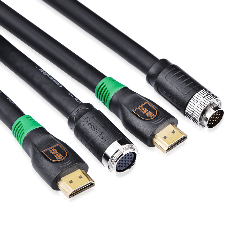 Cáp HDMI sang DIN 19P dài 10m cho công trình - UGREEN HD125 10287 - Hàng Chính Hãng