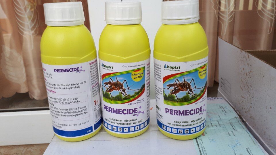 Thuốc PERMECIDE 50EC 1L diệt muỗi, ruồi... cho gia đình, khu chăn nuôi -bọ xít muỗi, sâu cho cây trồng