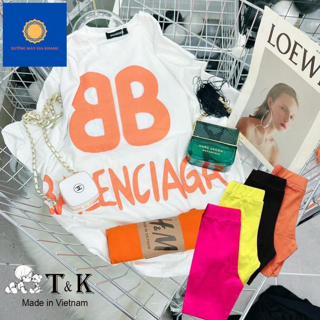 Thời trang trẻ em - Đồ bộ bé gái ngắn tay, thun 100% cotton mát mẻ - GiaKhang