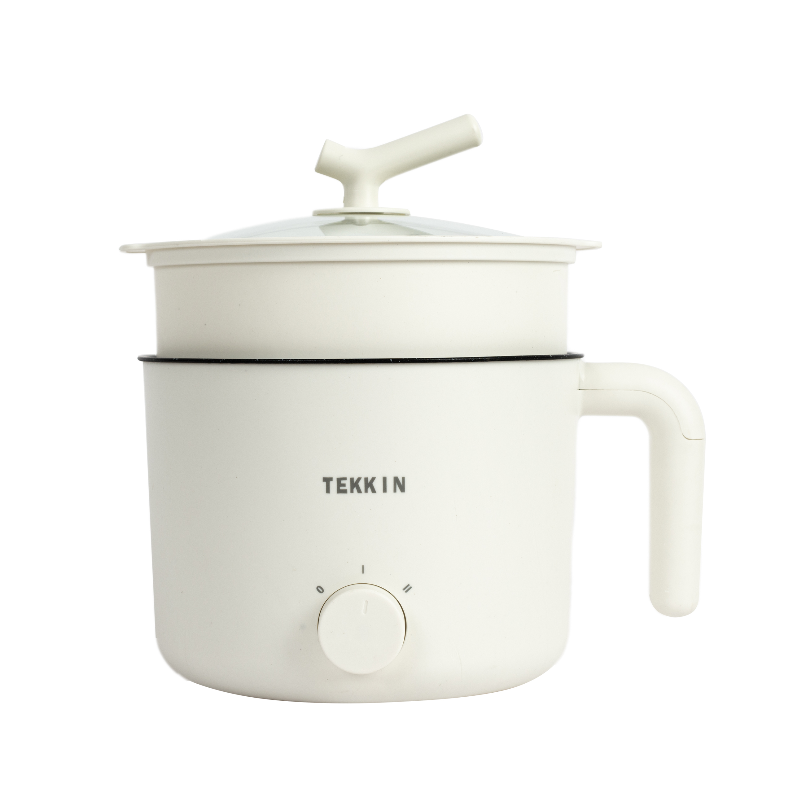 Nồi Lẩu Điện Mini Đa Năng 2 Tầng TEKKIN TI-20A 1.6L Lòng Nồi Chống Dính Lẩu Chiên Xào Bảo Hành 12 Tháng - hàng chính hãng