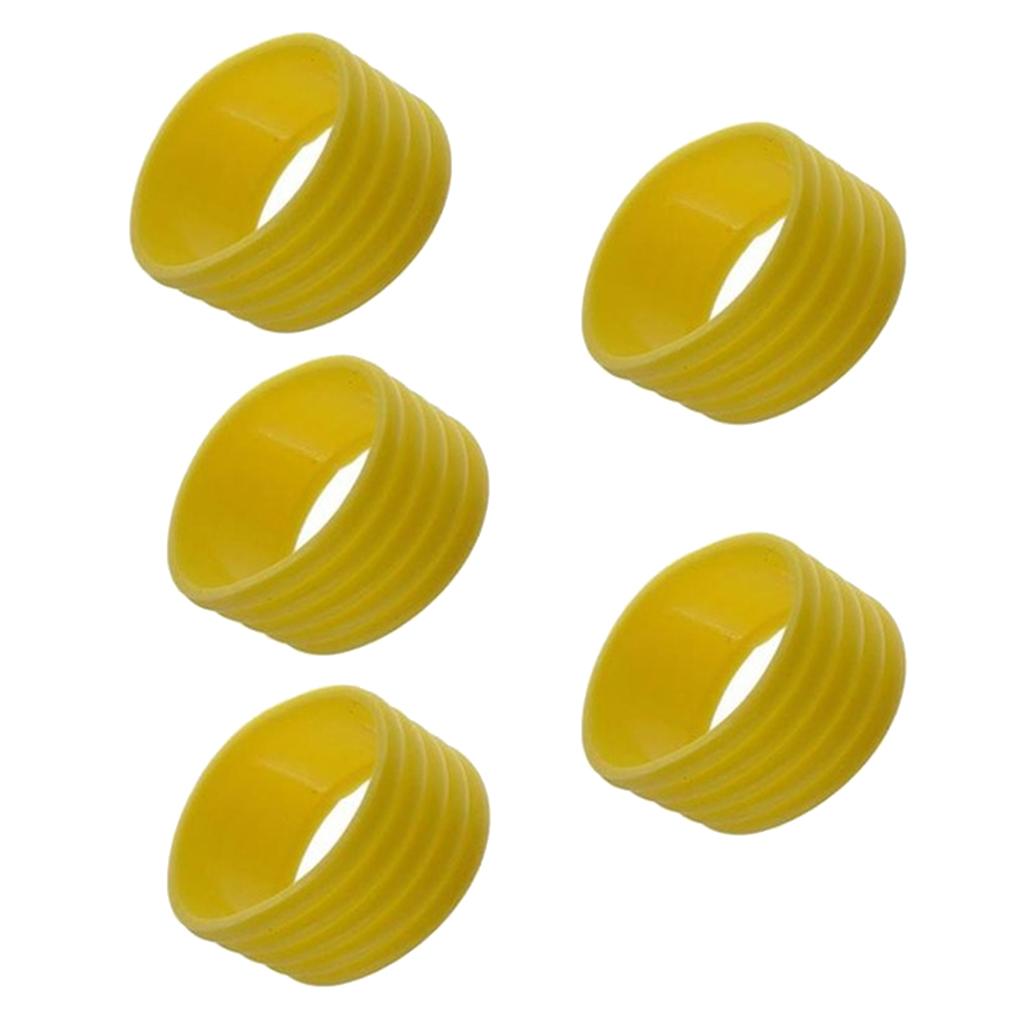 20 Pieces Racquet Grip Ring Badminton Silicone Handle Fix Ring with 4 Color