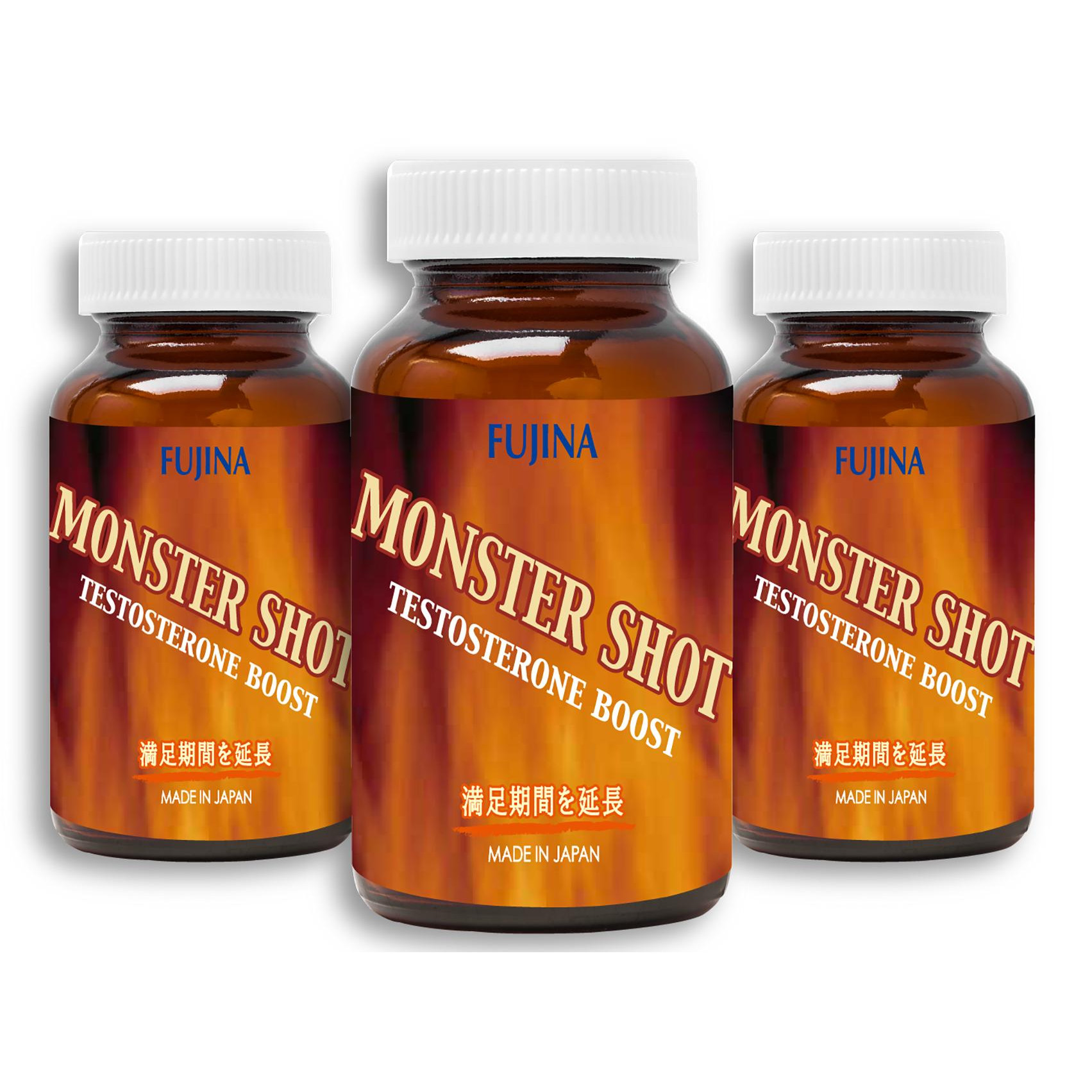 Combo 3 hộp sinh lý nam Monster Shot chính hãng Nhật Bản - Giúp tăng cường Testosteron tự nhiên.