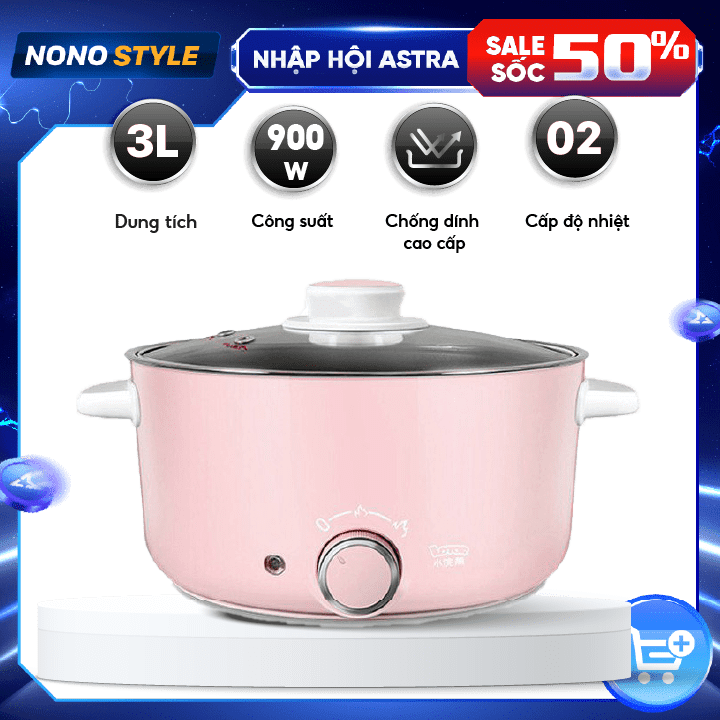 Nồi Điện Đa Năng Lotor HM-30C (3L) - Hàng Chính Hãng