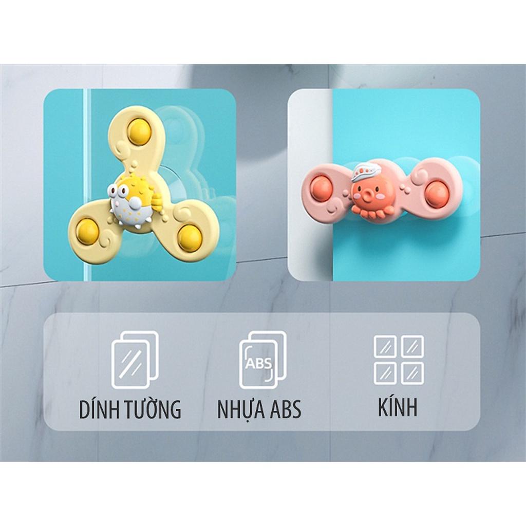 Con quay, Con quay spinner cao cấp cho bé 2 cánh 3 cánh 4 cánh dán tường chống nước