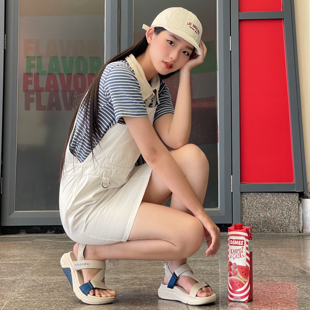 Giày SHONDO Sandals F7 racing be phối xanh dương F7R2530