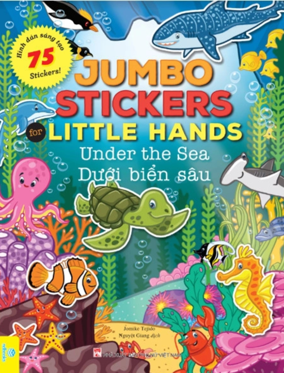 Jumbo Stickers For Little Hands - Dưới Biển Sâu - 75 Stickers!