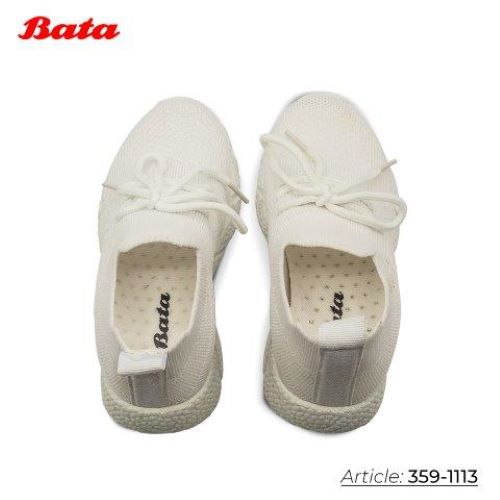 Giày sneaker trẻ em Thương hiệu Bata màu trắng 359-1113