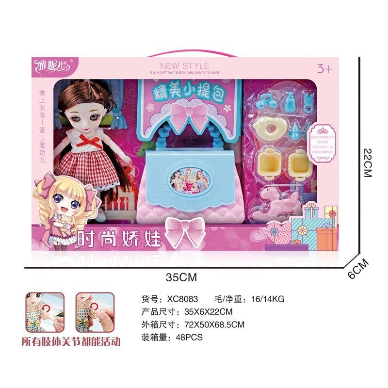 búp bê chibi cực đẹp- chất liệu cao su non và nhựa dẻo