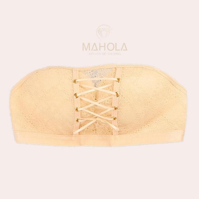 Áo cup không dây rút ngực có đệm bàn tay -Mahola- CP03