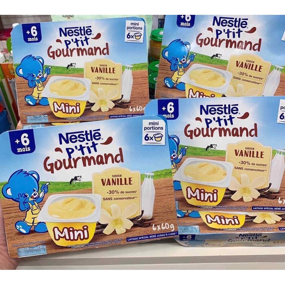 Váng Sữa Trẻ Em Nestle Pháp - Váng Sữa Ăn Dặm cho bé từ 6 Tháng DATE T6/2022 - Váng sữa béo tăng cân