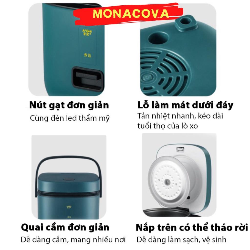 Nồi Cơm Điện Đa Năng Mini JIASHI 0.8L Nấu Cháo hầm xương Hàng Nội Địa Trung Cao Cấp - Shop Monacova