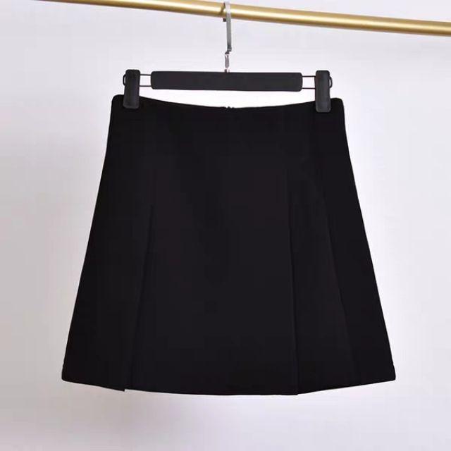 Chân váy xếp ly đối xứng có quần trong C005