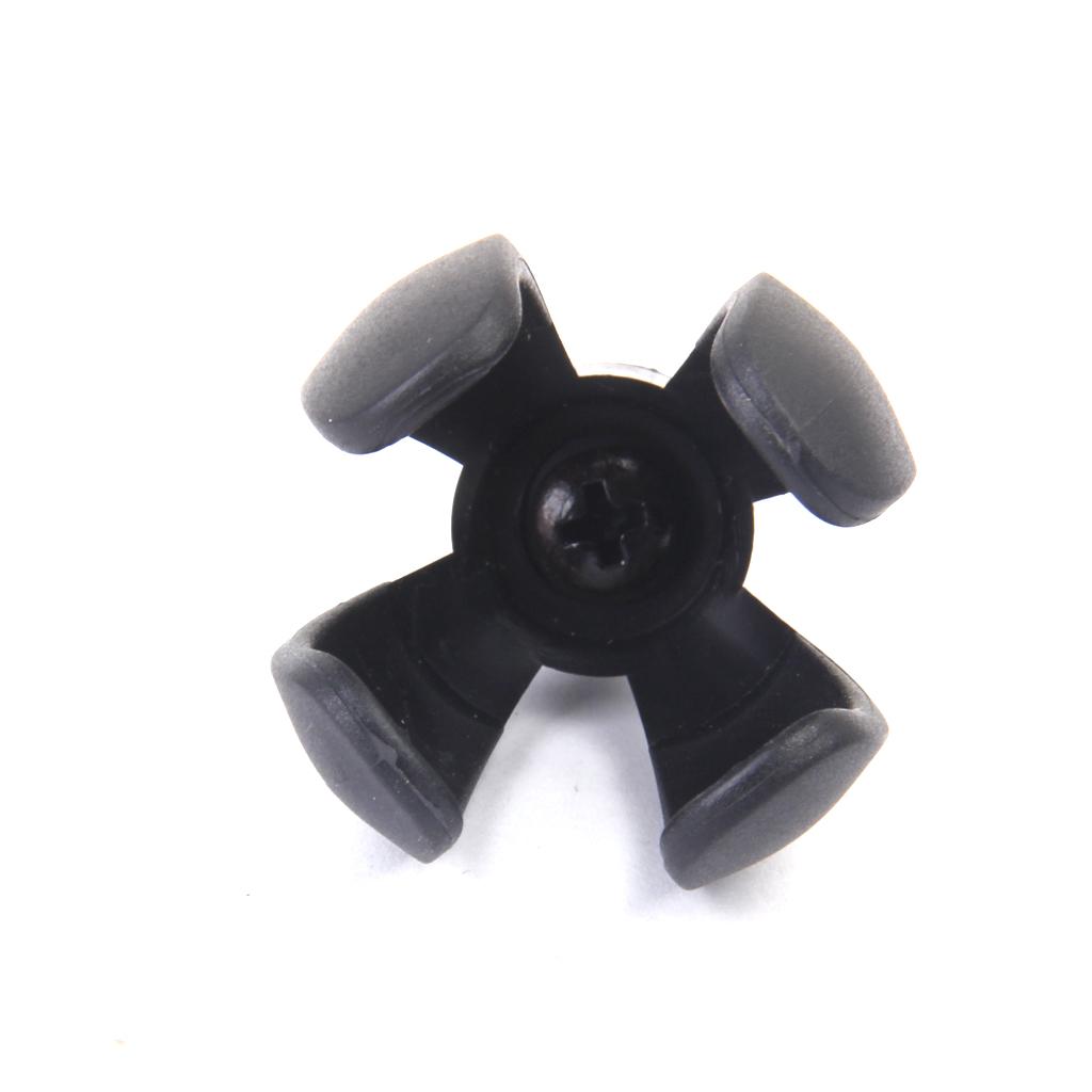 4-Prongs Golf Ball Pick Up Claw, Retriever, Sucker, Pickup Tool for Most Putter Grip Attachable - Black
