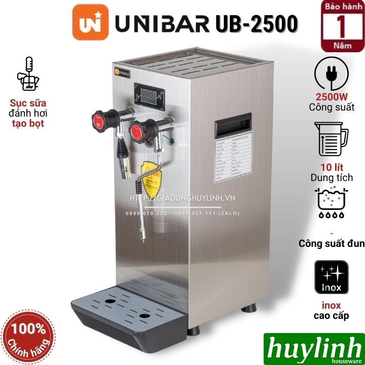 Máy đun nước, sục sữa áp suất cao Unibar UB-2500 - 2500W - Hàng chính hãng - phù hợp quán cà phê, trà sữa, nhà hàng, khách sạn