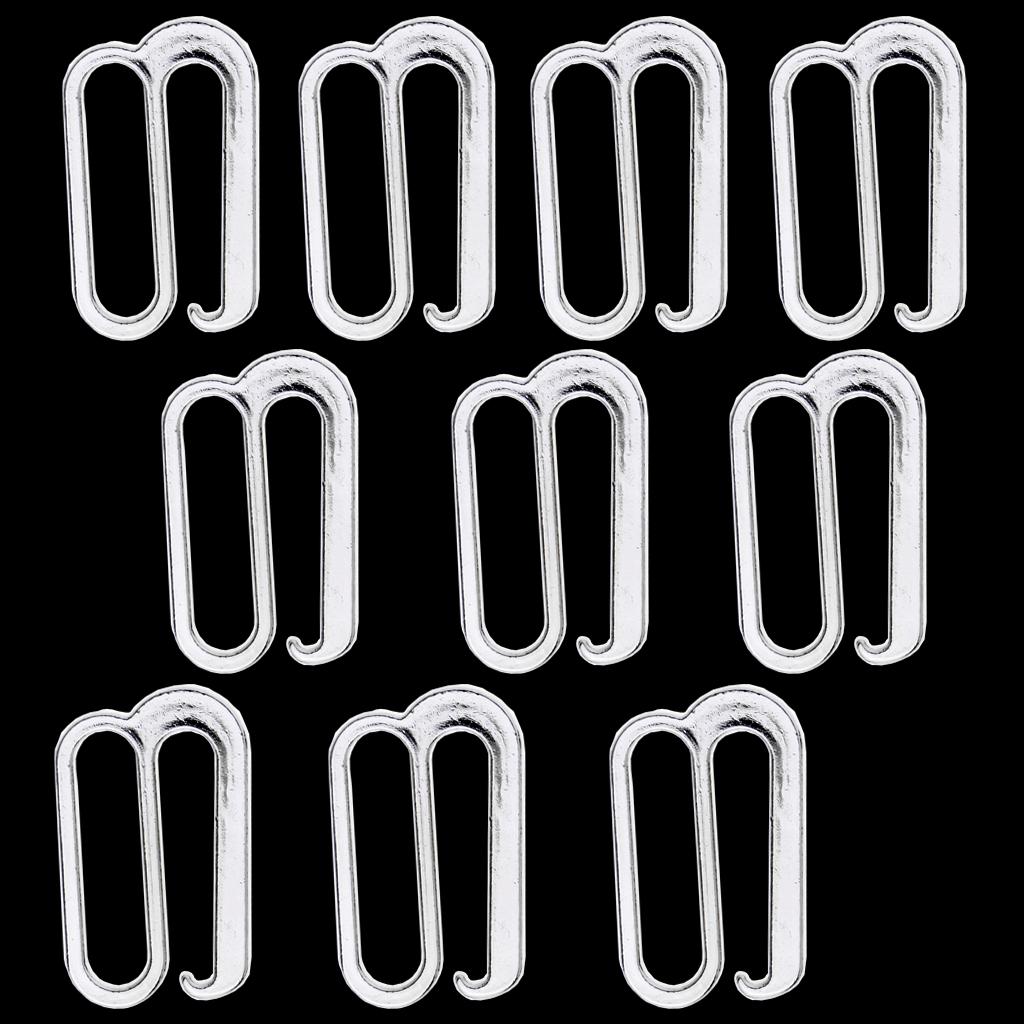 10 Cái Hợp Kim Thay Thế Dây đeo áo Ngực Trượt Móc Hình 9 Bộ đồ Lót điều Chỉnh