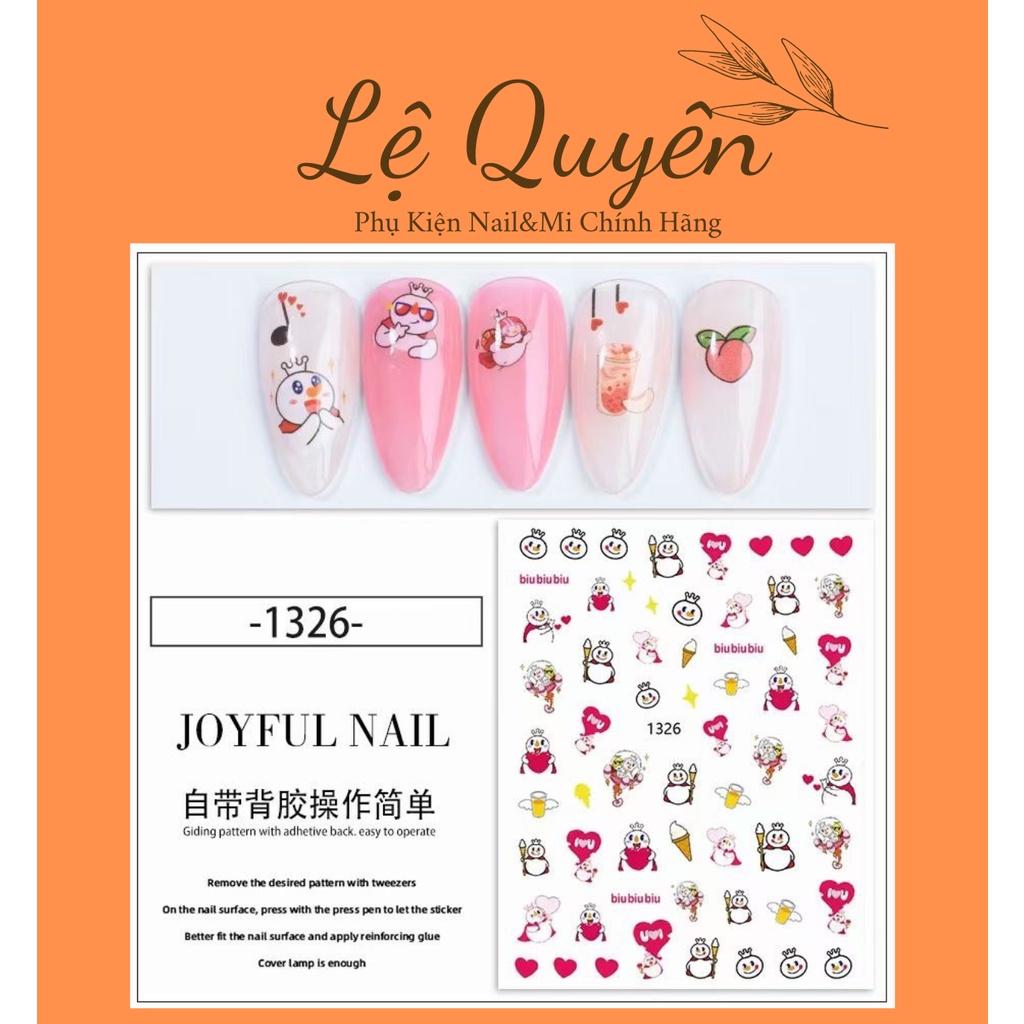 Miếng Dán Móng Tay 3D Nail Sticker_STicker Trang Trí Móng Tay