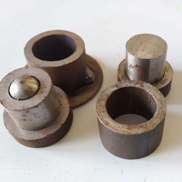Bộ bản lề cối xoay 360º Sắt Sắt Ø38,Ø45 - Cối tiện trục xoay Sắt Ø38,Ø45 - Dùng cho cửa 2 c