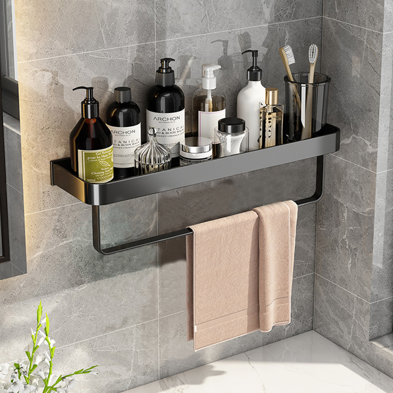 Bộ 2 kệ nhà tắm dán tường để đồ mỹ phẩm phong cách hiện đại