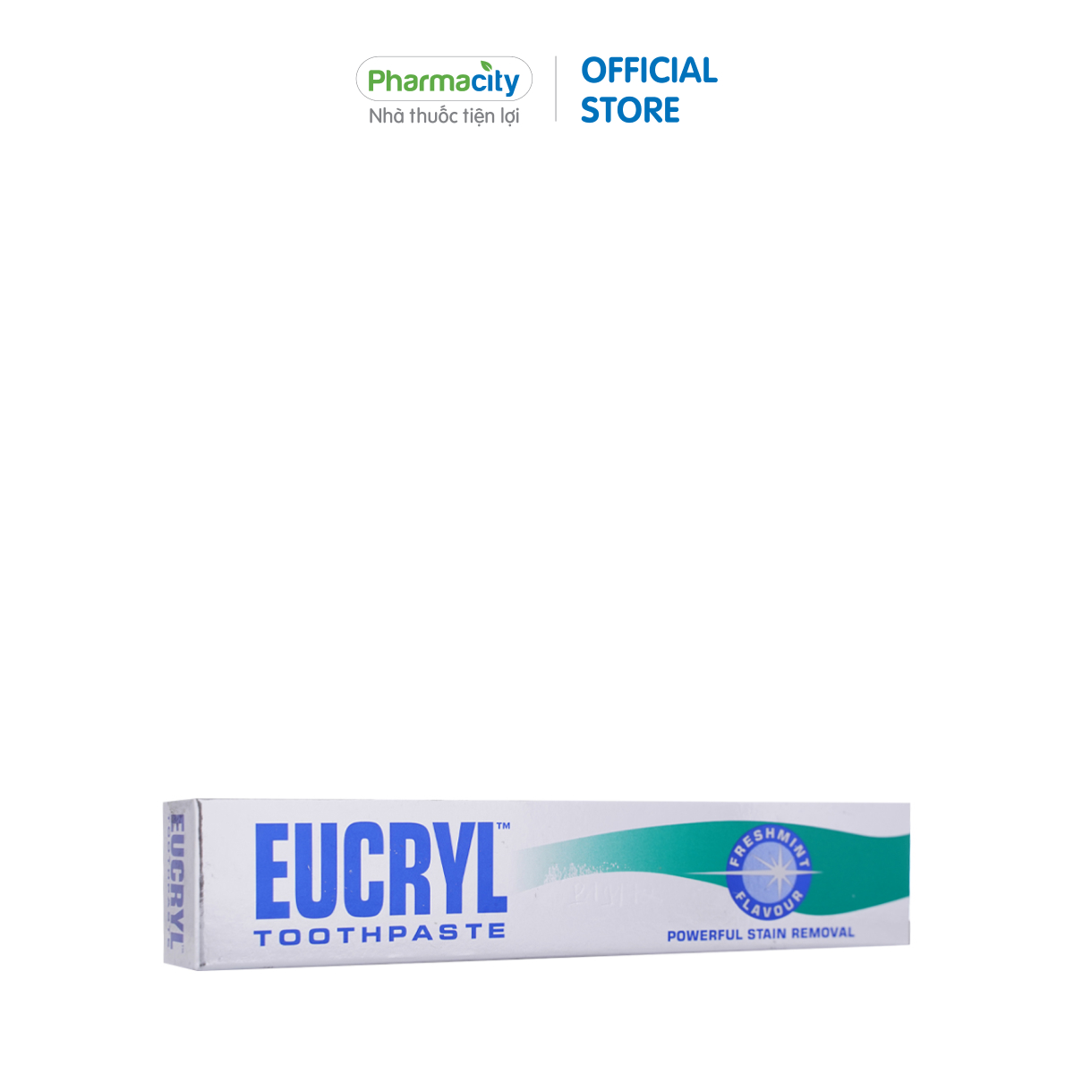 Kem đánh răng tẩy trắng vị bạc hà Eucryl (62g)