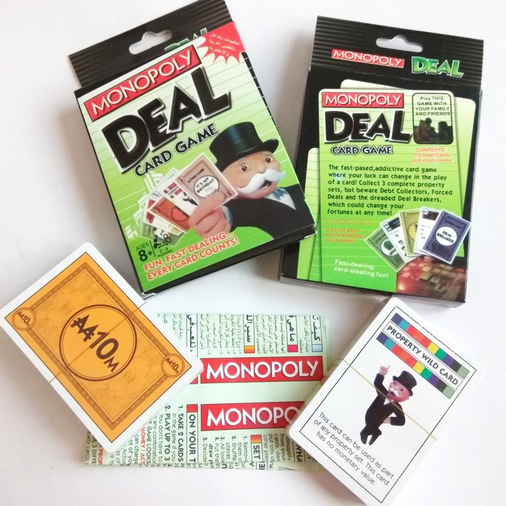 Bộ Thẻ Bài Board Game Cờ Tỷ Phú Monopoly Deal Độc Đáo