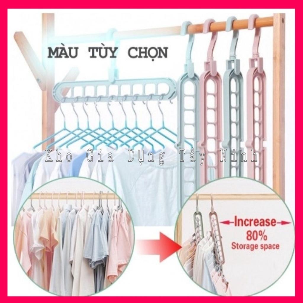 Móc Treo Quần Áo 9 Lỗ Thông Minh Đa Năng Tiện Dụng