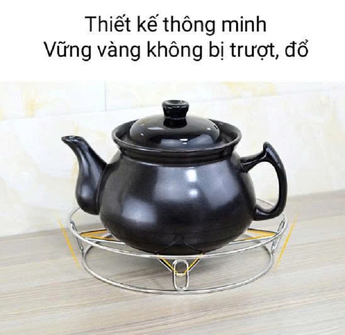 [KoSuyTu] Giá Hấp + Để Xoong Nồi Inox Cao Cấp Đa Năng 2in1 - An Toàn, Sạch Gọn, Bền, Đẹp, Tiện