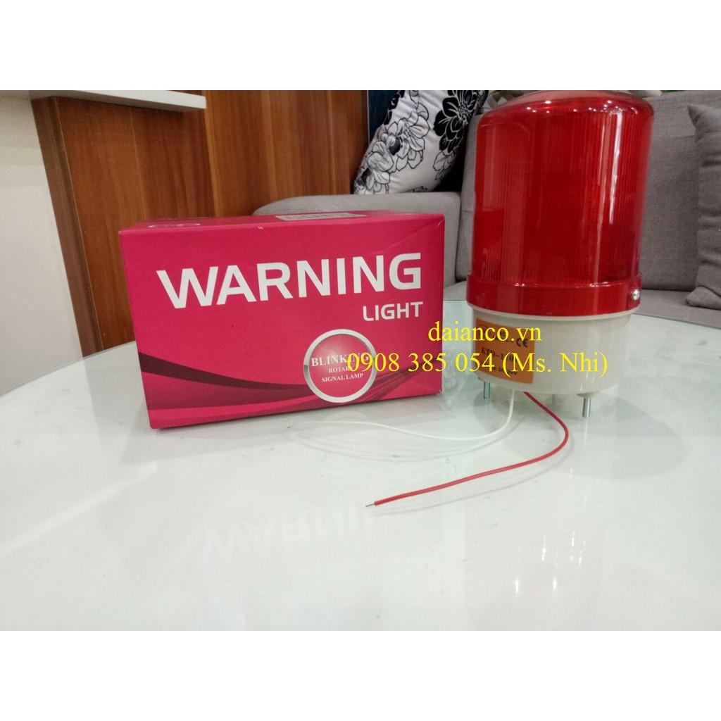 Đèn Xoay Báo Hiệu Không Còi Hú 24V - KTD - 1101- Hình thật, có sẵn