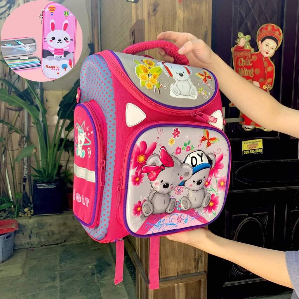 Cặp / Balo chống gù HEADS cho bé gái cấp 1