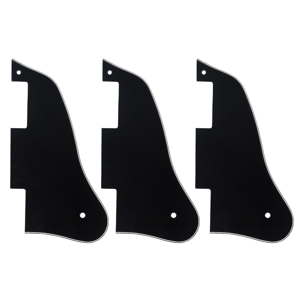 Bộ 3 PVC 3Ply Đàn Guitar Pickguards Nhạc Cụ Trang Trí Phần