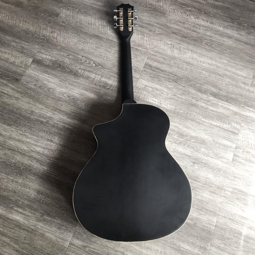 Đàn guitar acoustic SV1 tặng 6 phụ kiện - đàn chuyên tập chơi - Có ty chống cong