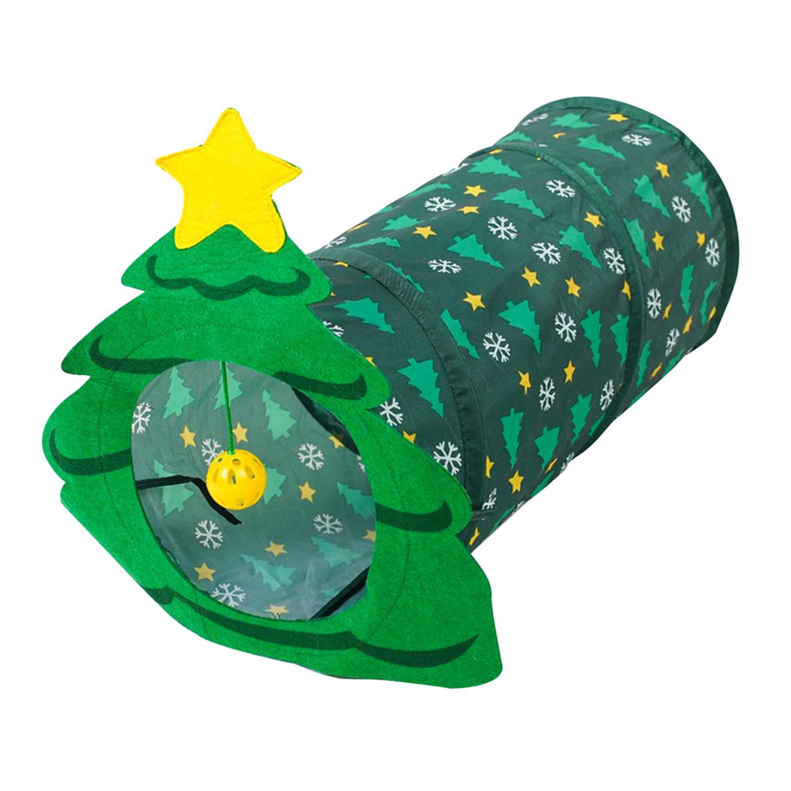 Cat Tunnel Interactive Toys Exercising Hiding Training and Running Collapsible Kitty Tunnel Foldable Pet Tunnel for Cat Puppy