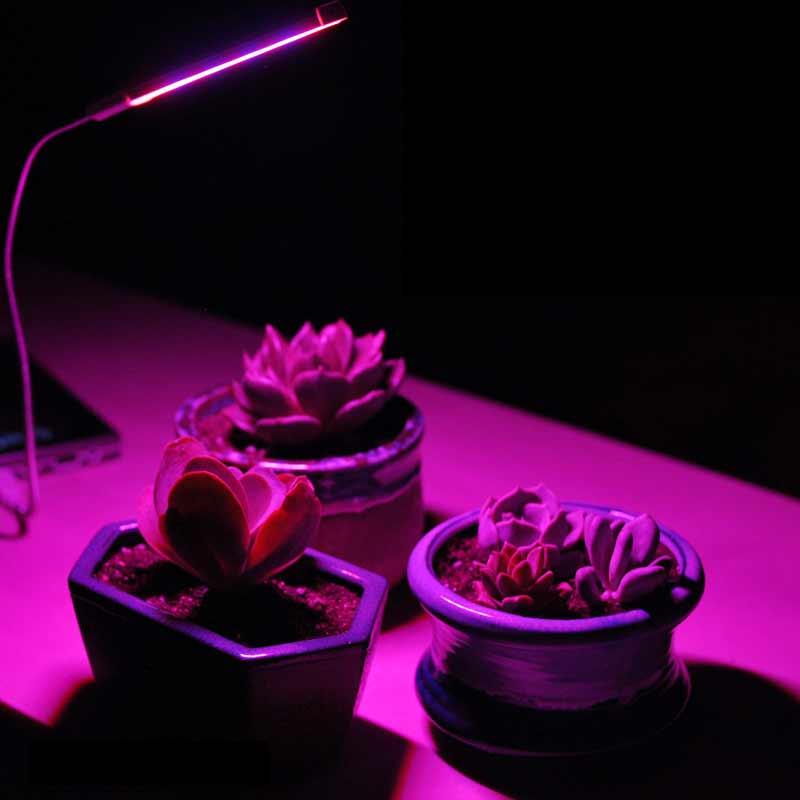 Đèn LED USB 14 Ô Quang Phổ Cho Cây Trồng Phát Triển