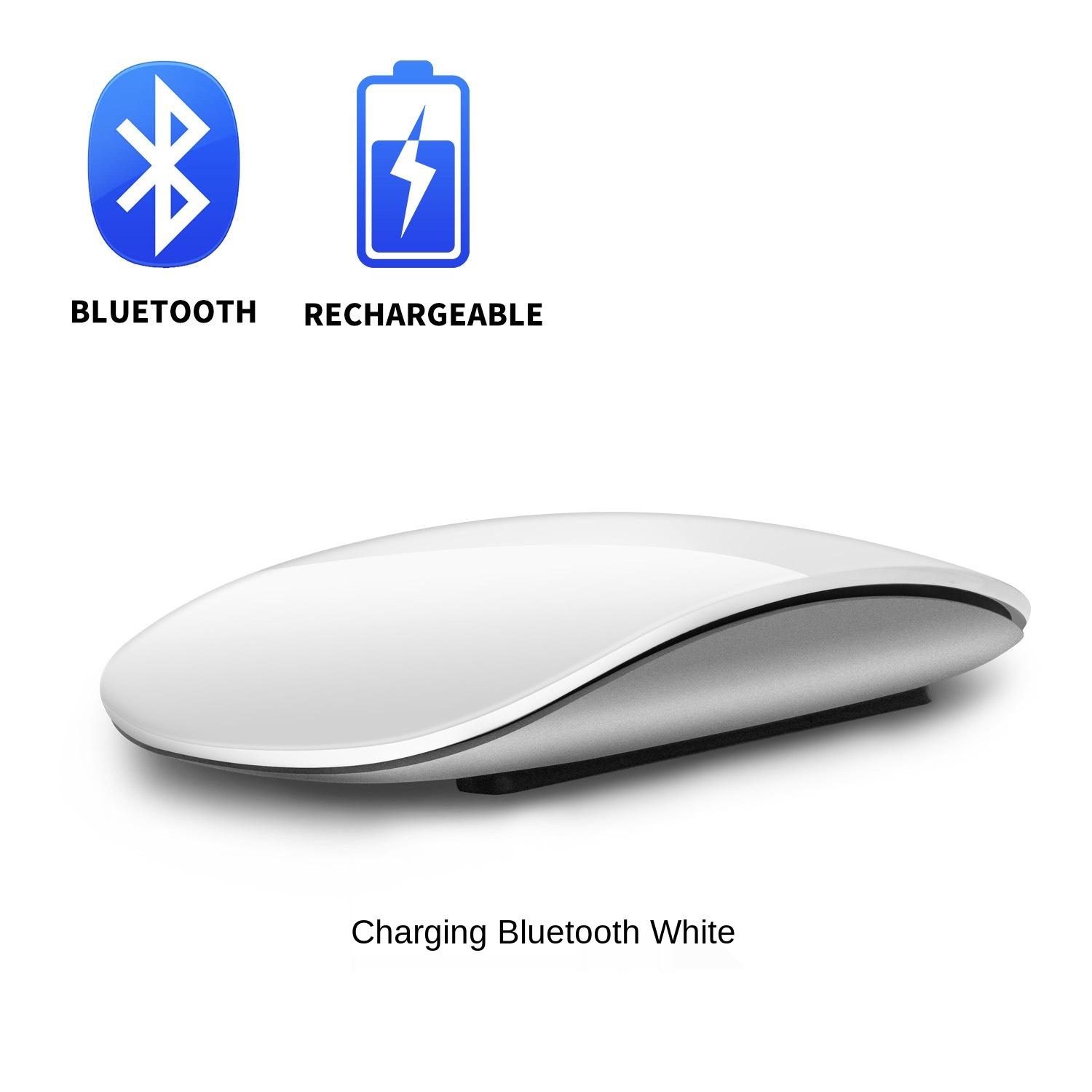 Bluetooth Không Dây Magic Mouse 2 Im Lặng Sạc Laser Máy Tính Mỏng Thiết PC Văn Phòng Mause Dành Cho Apple Mac Microsoft