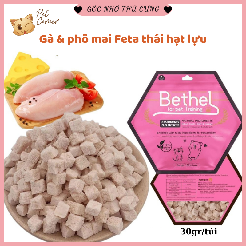 Bánh thưởng phô mai béo ngậy, giàu dinh dưỡng cho thú cưng