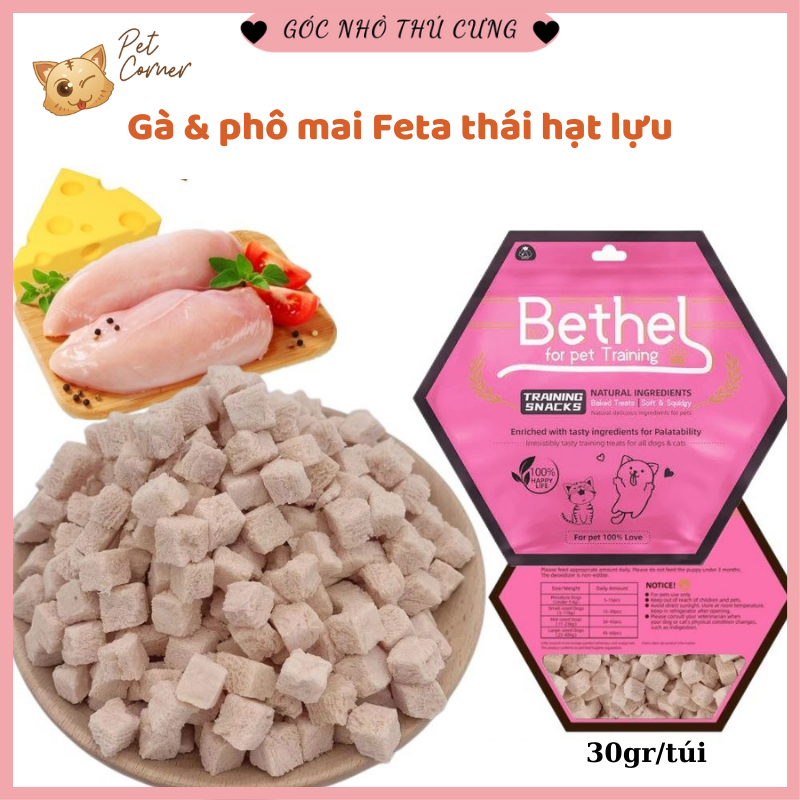 Bánh thưởng phô mai béo ngậy, giàu dinh dưỡng cho thú cưng (Snack cho chó mèo nhiều vị)