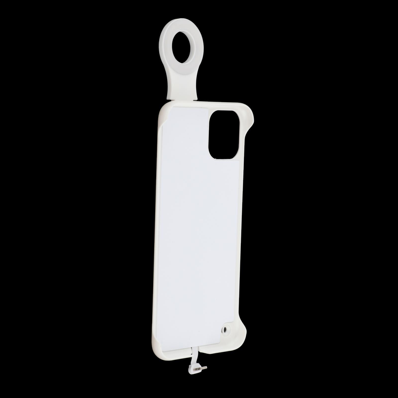 Mobile Phone Case Mixed Warm Cold Light Image Clear for iPhone 12/12 Pro White