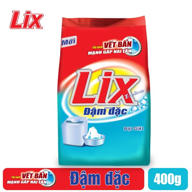Bột giặt LIX extra đậm đặc 400g ED001