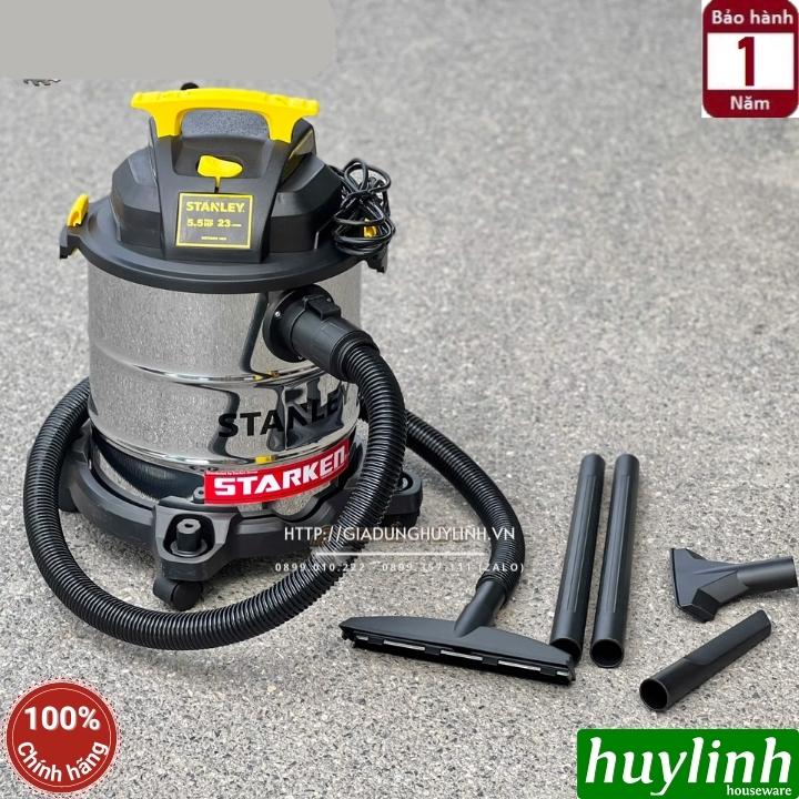 Máy hút bụi 3 chức năng Stanley SL19417-6A - Dung tích 23 lít - Công suất 4000W [5.5HP] - Hút bụi khô ướt và thổi bụi - Hàng chính hãng