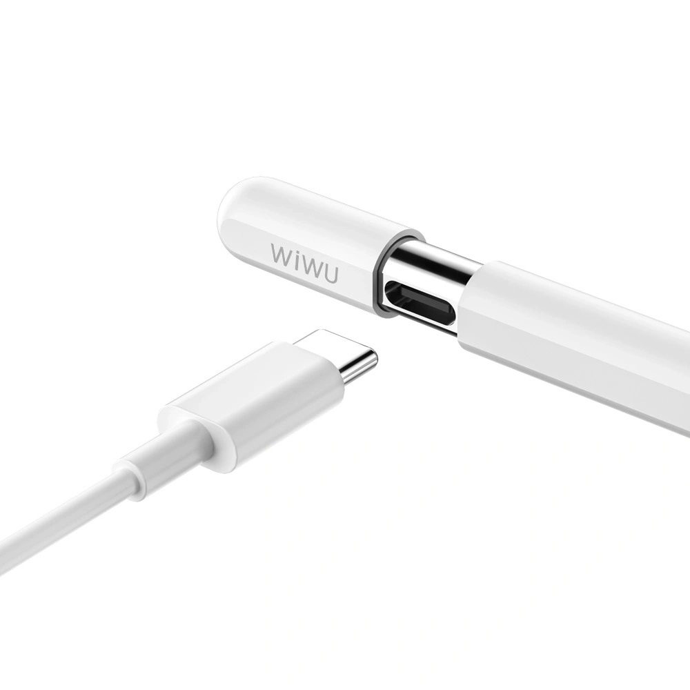 Bút cảm ứng chống tì tay sạc hít từ tính nam châm hỗ trợ cảm ứng nghiên WIWU Pencil A01 iPad Pro Air Mini 11 12.9 13 Gen 7 8 9 10.9 Air 4 5 6 - Hàng nhập khẩu