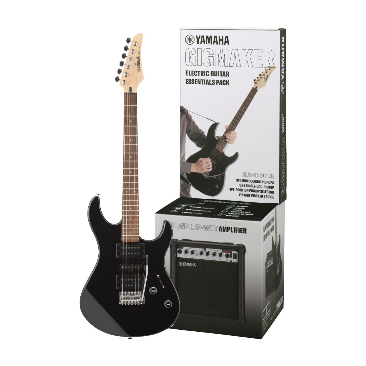 Bộ đàn Guitar điện YAMAHA ERG121GPII gồm 8 chi tiết - Trọn bộ bạn cần cho buổi biễu diễn trực tiếp, sản phẩm chính hãng